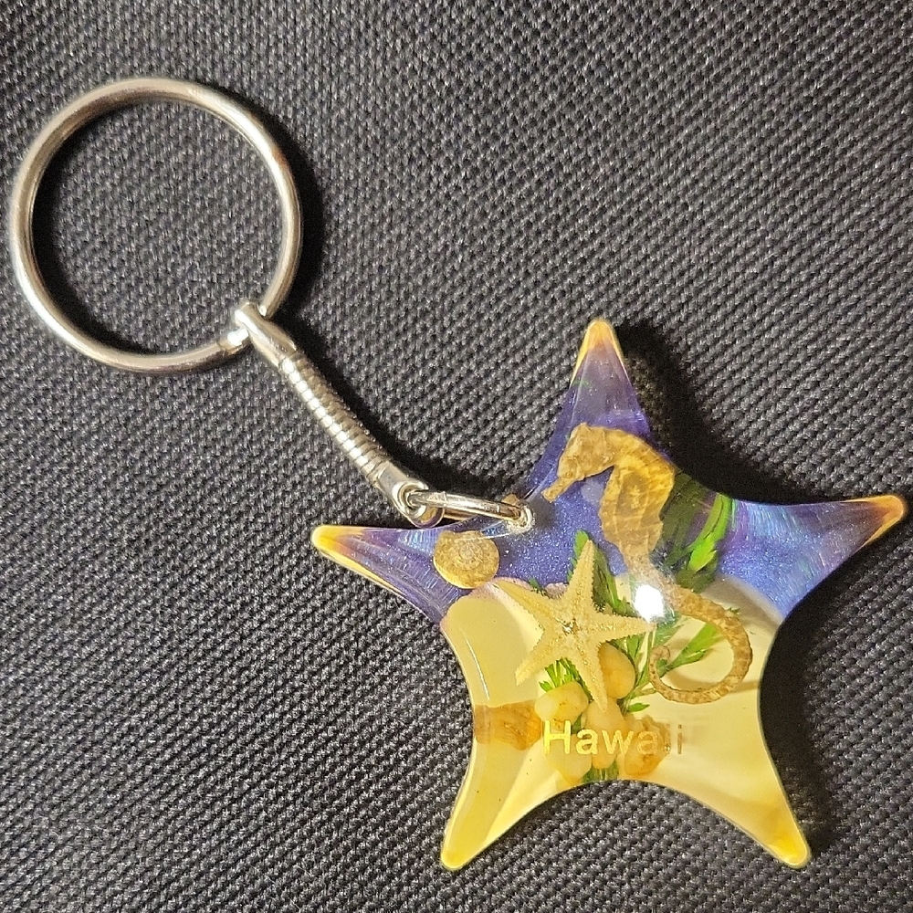 Hawaii Starfish Keychain